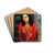 Jeune fille by Mose Kisling Drink Coasters - set of 4