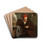 Portrait of Louis Royer by Charles van Beveren Drink Coasters - set of 4