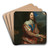 Portrait of Charles I (1600-1649) by Anthony van Dyck Art Drink Coaster set