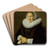 Portrait of a Woman by Frans Hals Art Drink Coaster set