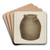 Stoneware Jar by Annie B. Johnston Art Drink Coaster set Stoneware Jar by Annie B. Johnston Art Drink Coaster set