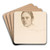 Sohvi Virpel (the Artist's Sister) by Pekka Halonen Art Drink Coaster set