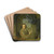 Portrait of a Man with a Watch by Pieter Cornelisz van Slingelandt Drink Coasters - set of 4 Portrait of a Man with a Watch by Pieter Cornelisz van Slingelandt Drink Coasters - set of 4