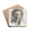 Self-Portrait (Selbstbildnis) by Lovis Corinth Drink Coasters - set of 4