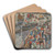 The Quai, Venice by Maurice Prendergast Art Drink Coaster set