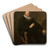 Portrait of a Clergyman by Rembrandt van Rijn Art Drink Coaster set