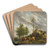 A Brook in the Meadows by Thomas Sidney Cooper Art Drink Coaster set