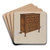 Hadley Chest by Victor F. Muollo Art Drink Coaster set Hadley Chest by Victor F. Muollo Art Drink Coaster set