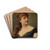 Portrait de Sophie Croizette (1847-1901), socitaire de la Comdie-Franaise by Joseph Blanc Drink Coasters - set of 4 Portrait de Sophie Croizette (1847-1901), socitaire de la Comdie-Franaise by Joseph Blanc Drink Coasters - set of 4