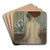 Woman at a Dressing Table by Frederick Carl Frieseke Art Drink Coaster set