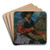 Shepherd with a Flute by Giovanni Girolamo Savoldo Art Drink Coaster set