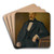 Portrait of Mric Zmekal by Peter Michal Boh Art Drink Coaster set Portrait of Mric Zmekal by Peter Michal Boh Art Drink Coaster set