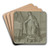 Die Heilige Klara von Assisi vor der Hostie kniend by Pieter van Lint Art Drink Coaster set Die Heilige Klara von Assisi vor der Hostie kniend by Pieter van Lint Art Drink Coaster set