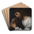 Christ Carrying the Cross by Gian Francesco De Maineri Art Drink Coaster set