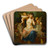 Les amours by Henri-Pierre Picou Art Drink Coaster set