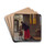 A Boy Bringing Bread by Pieter De Hooch Drink Coasters - set of 4 A Boy Bringing Bread by Pieter De Hooch Drink Coasters - set of 4