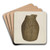 Stoneware Jar by Annie B. Johnston Art Drink Coaster set Stoneware Jar by Annie B. Johnston Art Drink Coaster set