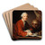 Portrait de Jean Le Rond d'Alembert (1717-1783), mathmaticien et philosophe by Catherine Lusurier Art Drink Coaster set