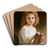The Story Book by William Bouguereau Art Drink Coaster set The Story Book by William Bouguereau Art Drink Coaster set