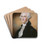 George Washington by William Russell Birch Drink Coasters - set of 4