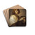 David with the Head of Goliath by Jacob Adriaensz Backer Drink Coasters - set of 4