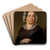 Portrait of Mrs Paumgarten by Julie Wilhelmine Hagen-Schwarz Art Drink Coaster set