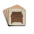 Desk by Edna C. Rex Drink Coasters - set of 4
