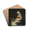 La Fleuriste by Thodule Ribot Drink Coasters - set of 4 La Fleuriste by Thodule Ribot Drink Coasters - set of 4