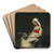 La Fleuriste by Thodule Ribot Art Drink Coaster set La Fleuriste by Thodule Ribot Art Drink Coaster set