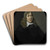 Portrait of Willem Hartigsvelt, Director of the Rotterdam Chamber of the Dutch East India Company, elected 1657 by Pieter Van Der Werff Art Drink Coaster set Portrait of Willem Hartigsvelt, Director of the Rotterdam Chamber of the Dutch East India Company, elected 1657 by Pieter Van Der Werff Art Drink Coaster set