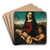 Madonna and Child with the Infant Saint John the Baptist by Florentine School Art Drink Coaster set
