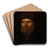 Portrait Of An Old Sailor by Johannes Jensen Art Drink Coaster set
