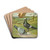 C. pileata by Gustav Prtz Drink Coasters - set of 4
