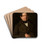 Portrait of Jakub Simmler, artists father by Jzef Simmler Drink Coasters - set of 4 Portrait of Jakub Simmler, artists father by Jzef Simmler Drink Coasters - set of 4