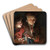 Old Woman and Boy with Candles by Peter Paul Rubens Art Drink Coaster set