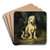 A Seated Basset Hound by Constant Troyon Art Drink Coaster set