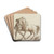 Man Leading a Horse by Thomas Barker Drink Coasters - set of 4