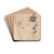 Study of a Man's Facial Expression by Benjamin Robert Haydon Drink Coasters - set of 4 Study of a Man's Facial Expression by Benjamin Robert Haydon Drink Coasters - set of 4