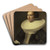 Portrait of a Lady with a Ruff by Michiel Jansz. Van Mierevelt Art Drink Coaster set
