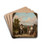 Bagpipe player by Jzef Szermentowski Drink Coasters - set of 4