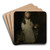 The Little Milkmaid by Thodule Ribot Art Drink Coaster set The Little Milkmaid by Thodule Ribot Art Drink Coaster set