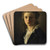 Josefine Mller, The Artist's Sister by Leopold Carl Mller Art Drink Coaster set