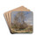 Frhlingslandschaft aus Plankenberg by Emil Jakob Schindler Drink Coasters - set of 4