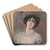 Donna Franca Florio by Giovanni Boldini Art Drink Coaster set Donna Franca Florio by Giovanni Boldini Art Drink Coaster set