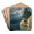 Gebirgssee by Wilhelm Steinfeld Art Drink Coaster set