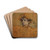 Mademoiselle Nys by Henri de Toulouse-Lautrec Drink Coasters - set of 4