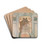 Chambre a coucher transition (Louis XV  Louis XVI).... by Georges Rmon Drink Coasters - set of 4
