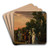Promenading in a Park by Jens Juel Art Drink Coaster set