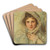 Portrait of Wilhelmine Preetorius by Philip Alexius de Lszl Art Drink Coaster set