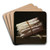 Still Life with Asparagus by Adriaen Coorte Art Drink Coaster set Still Life with Asparagus by Adriaen Coorte Art Drink Coaster set